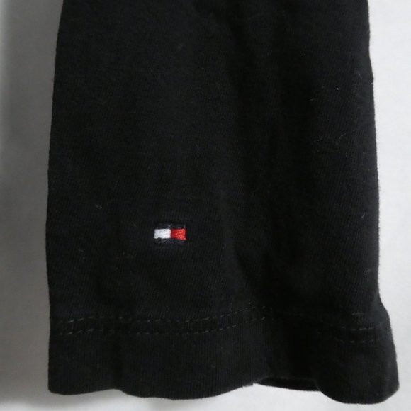 TOMMY HILFIGER, size 10 youth, black long sleeve graphic tee, GUC - Picture 9 of 15